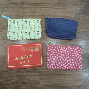 Set of Four Ipsy Make Up/Toiletry Pouches